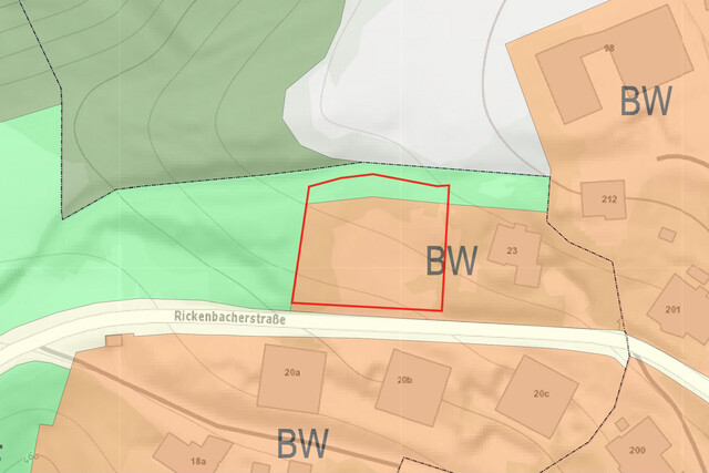 Wolfurt Rickenbach - Grundstück in sonniger Bestlage