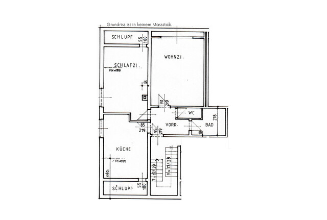 3-Zimmerwohnung im Dachgeschoss (Pauschalmiete inkl. BK & Strom) - Top7