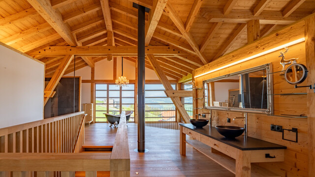 Sulzberg: Exklusives Chalet im modernen Alpenloftstil mit Panoramablick