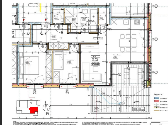 Hochwertige 3-Zimmer-Wohnung (Bj. 2022) mit 22,5 m² Balkon und TG-Platz