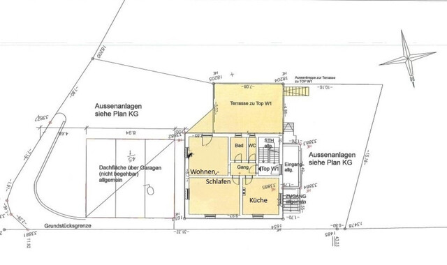 Renovierte 3-Zimmer-Wohnung mit einer herrlichen, großzügigen Terrasse.