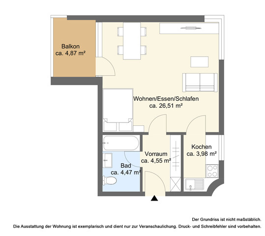 Kompakte Wohnung im Herzen von Höchst - ideal für Grenzgänger