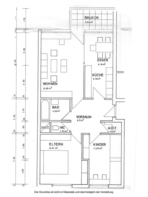 3-Zimmerwohnung in Bregenz mit Balkon & Tiefgarage