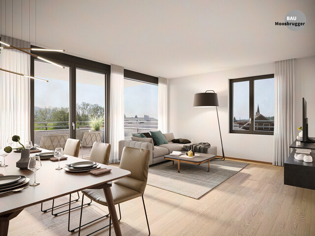 Bezugsbereit Ende April: 2-Zimmer-Dachgeschosswohnung mit Balkon in Hörbranz  | Top 10