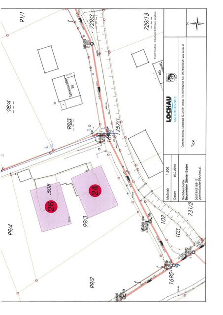 Baugrundstück in Lochau: direkt hinter dem Kaiserstrand und nur einen Steinwurf vom Bodensee entfernt