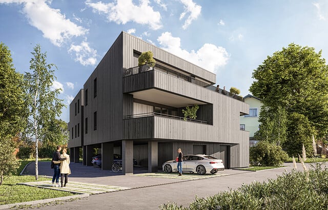 Riesige Dachterrasse: 3-Zimmer Dachgeschosswohnung (Top 06)