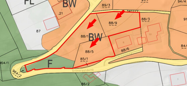 Baugrundstück am Sonnenhang Bartholomäberg!
