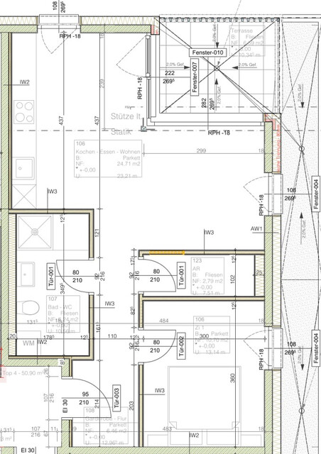 Neuwertige 2-Zimmerwohnung in zentraler Lage in Rankweil zu vermieten