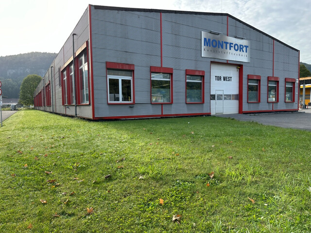 Koblach – Büro-, Hallen-, Lager-, Produktionsfläche mit ca. 2.434 m²       