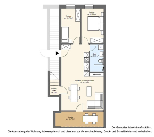 Gemütliche 3 Zimmerwohnung in Bregenz