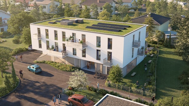 3- Zimmer Dachgeschoss Wohnung in einer Sackgasse