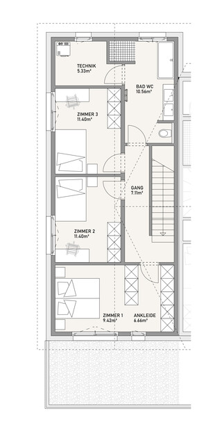 NEUBAU Doppelhaushälfte mit Garten, Terrasse & Carport in Toplage in Dornbirn
