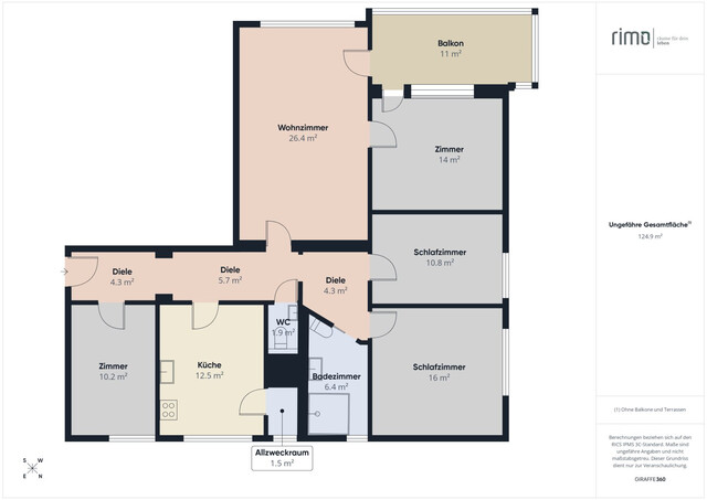 Zuhause mit Seltenheitswert – Großzügige Dachgeschosswohnung mit Weitblick in Götzis