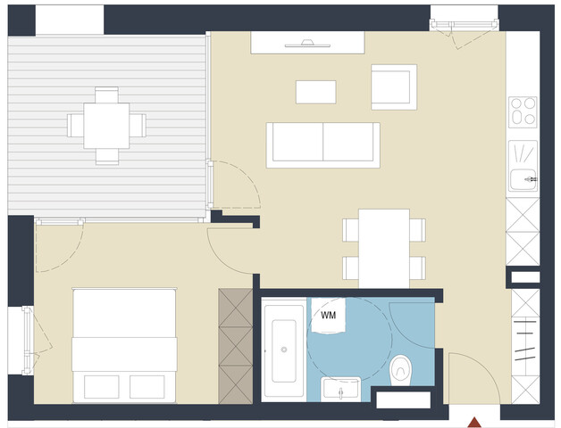 2-Zimmer-Gartenwohnung zu verkaufen (Top 37)