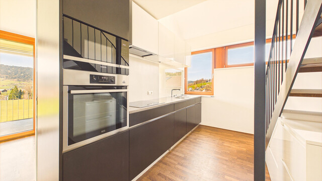 Andelsbuch | Stilvolle Maisonette mit beeindruckendem Panorama