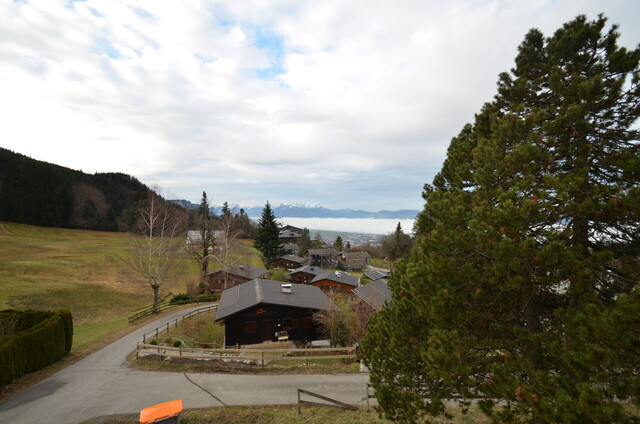 Über der Nebelgrenze von Dornbirn steht ein Ferienhaus zum Verkauf