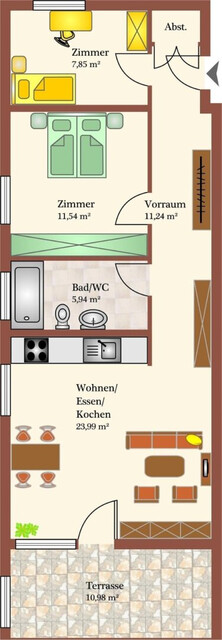 Ihr neues Zuhause mit Balkon und perfekter Anbindung