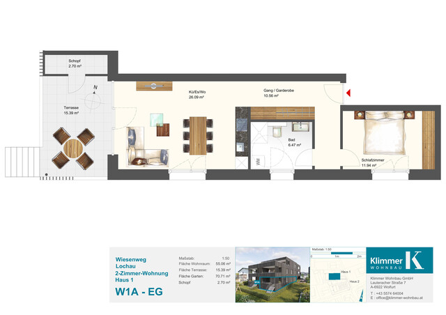 See, Berg, Natur - Ihr Zuhause! 2-Zimmer-Gartenwohnung 1A