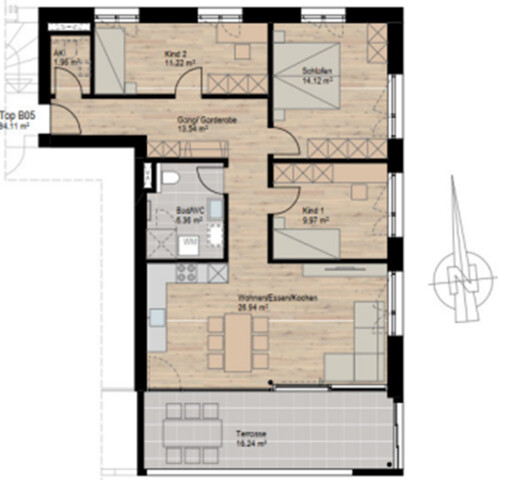 Moderne 4 Zimmer Wohnung in Schwarzenberg