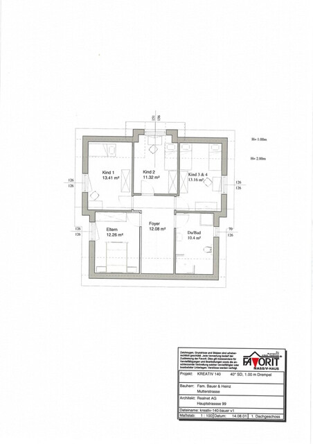 Gepflegtes massiv errichtetes Einfamilienhaus in zentraler Lage von Gisingen zu verkaufen! Familien willkommen!