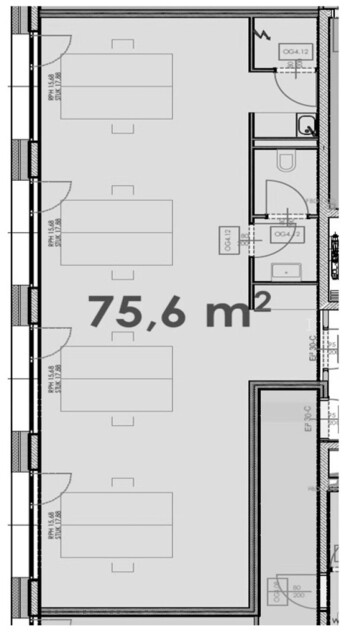 STADTWERK WEST - 76m² offene Bürofläche in zentraler Lage