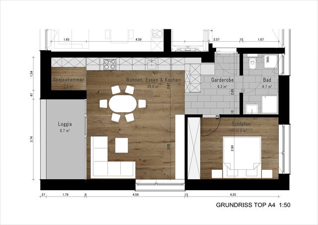 Architektonisches Schmuckstück | 2-Zimmer-Terrassenwohnung | Erstbezug | Eckwohnung | provisionsfrei | inkl. TG-Platz