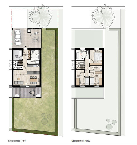 Modernes Eckreihenhaus in Wolfurt – Erstbezug mit 4 Zimmer und Garten