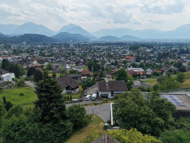 Exklusives Baugrundstück mit unverbaubarem Panoramablick in Röthis zu verkaufen!