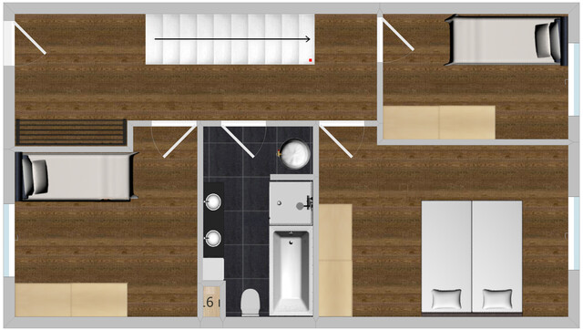 4-Zimmer-Dachgeschosswohnung (Maisonette) mit Seeblick