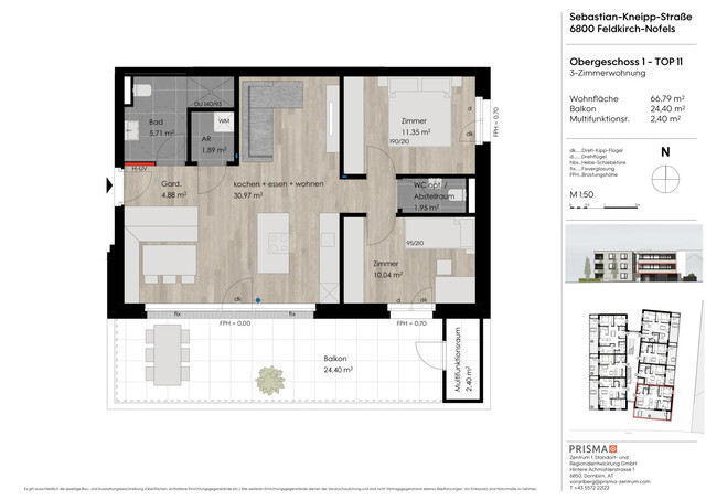 Attraktive 3 Zimmer Wohnung