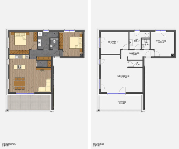 Attraktive 3-Zimmer Terrassenwohnung in Koblach