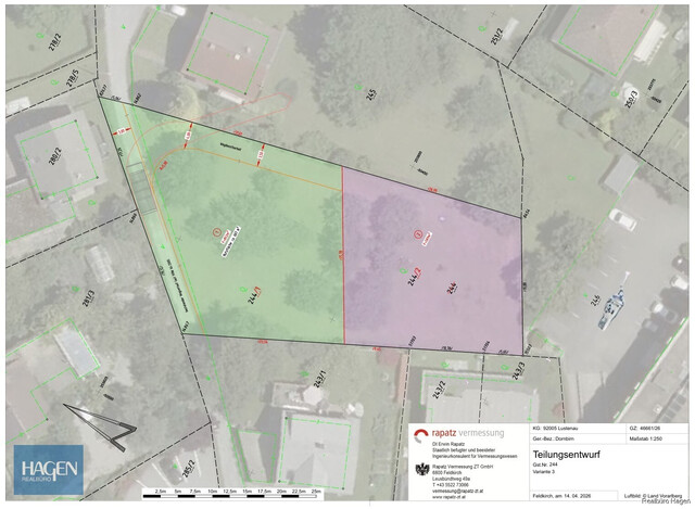Grundstück mit Seltenheitswert in Lustenau - 852 m²