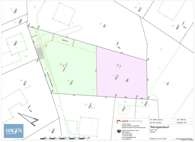 Grundstück mit Seltenheitswert in Lustenau - 852 m²