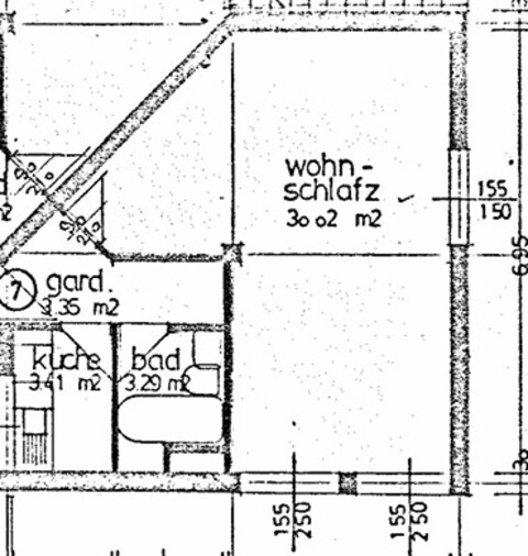 Helle, sanierte 1,5 Zimmer-Wohnung mit Tiefgaragenplatz in Bregenz