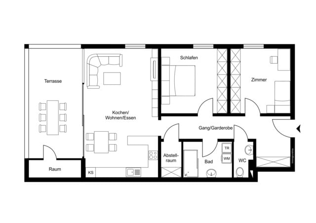 Hochwertige 3-Zimmer Wohnung in ruhiger Lage!