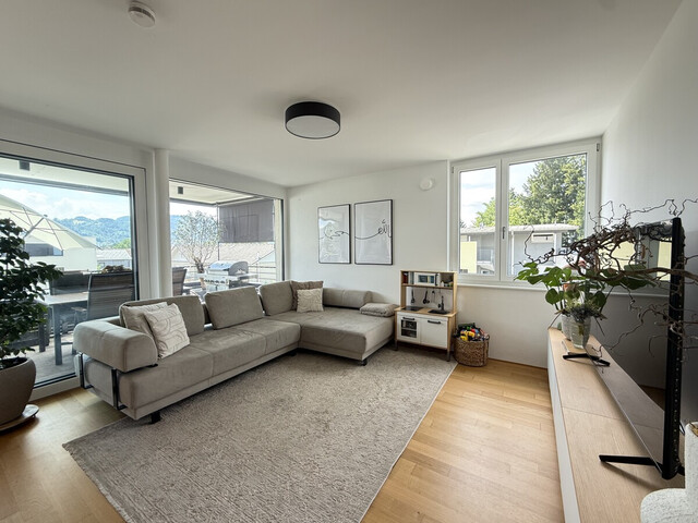 Sonnige 4-Zimmer-Dachgeschosswohnung in ruhiger Lage in Höchst zu vermieten