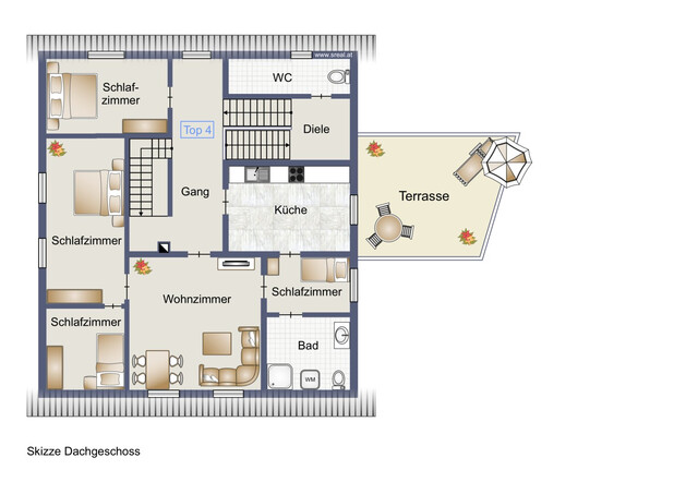 Großes Mehrfamilienhaus mit 5 Wohnungen