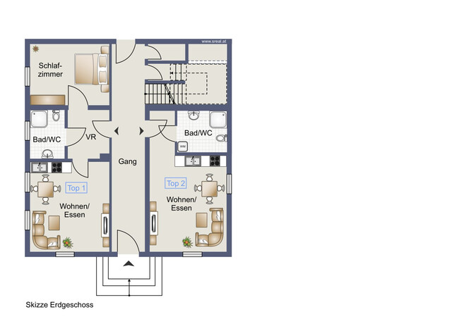 Großes Mehrfamilienhaus mit 5 Wohnungen