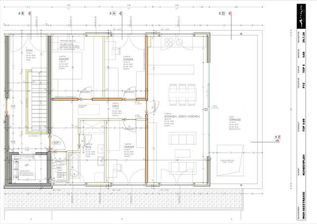 Exklusive 4-Zimmer-Dachgeschosswohnung in unmittelbarer Seenähe in Hard zu vermieten