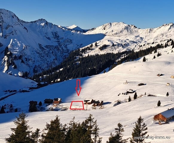 Einzigartige Chance, ein Feriengrundstück "Zweitwohnsitz" im Ferien- und Skiresort Damüls zu kaufen!