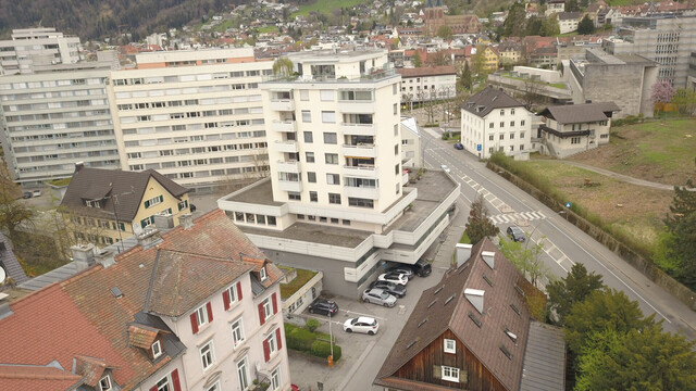 Büroflächen mit 17 Garagenplätzen in zentraler Lage von Bregenz