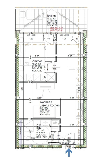 Entzückende 2-Zimmerwohnung mit Balkon in Götzis zu vermieten!
