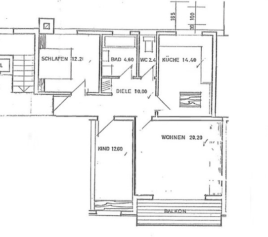Geräumige, helle 3-Zimmerwohnung in Feldkirch-Tisis (Grenznähe FL)