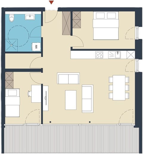 3-Zimmer-Wohnung mit Balkon zu verkaufen (Top 03)