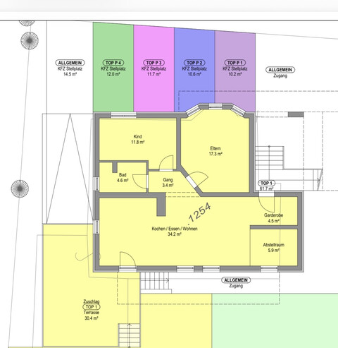 Schöne Wohnung in Toplage mit 30 m² Terrasse