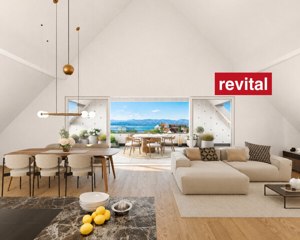 Dachgeschosswohnung mit Seeblick - Wohnen am Funkenweg - Ruhelage im Zentrum - Top B7