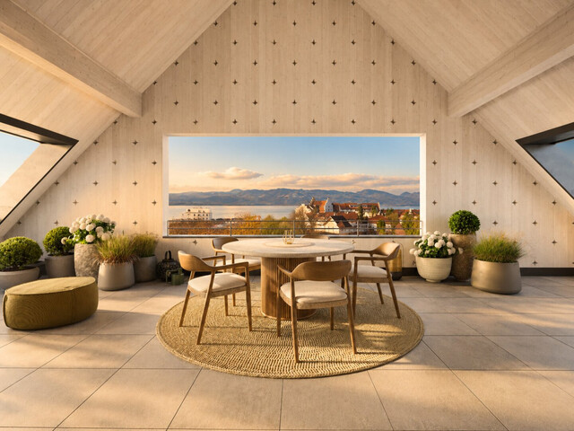 Dachgeschosswohnung mit Seeblick - Wohnen am Funkenweg - Ruhelage im Zentrum - Top B7