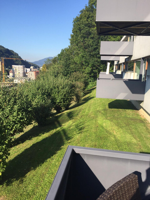 2-Zi Wohnung  Erdgeschoß im Grünen mit Topaussichtlage  direkt über Feldkirch