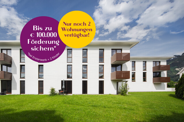 Sichere dir eine der letzten 4-Zi-Wohnung mit hoher Wohnbauförderung 