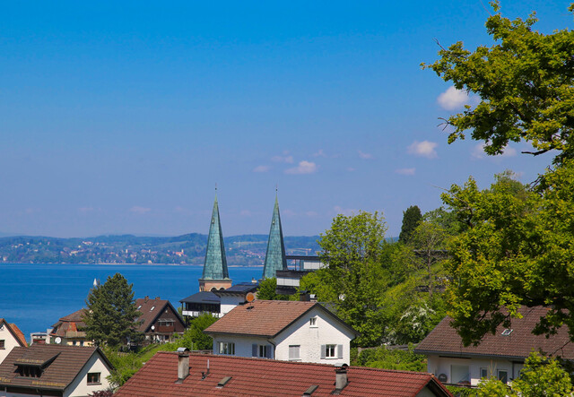 Exklusiver Baugrund in Prestigelage mit Panoramablick über den Bodensee
